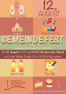 Read more about the article Gemeindefest am 12. August 2023