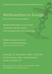 Read more about the article Konzert Weihnachten in Europa