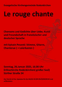 Read more about the article Le rouge chante