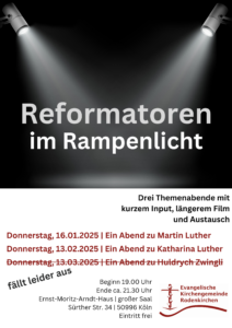 Read more about the article Reformatoren im Rampenlicht