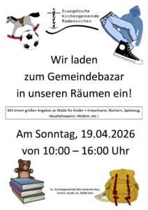 Read more about the article Einladung zum Gemeindebazar