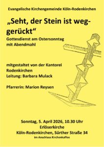 Read more about the article Gottesdienst am Ostersonntag