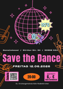 Read more about the article Save the Dance | Gemeindeparty
